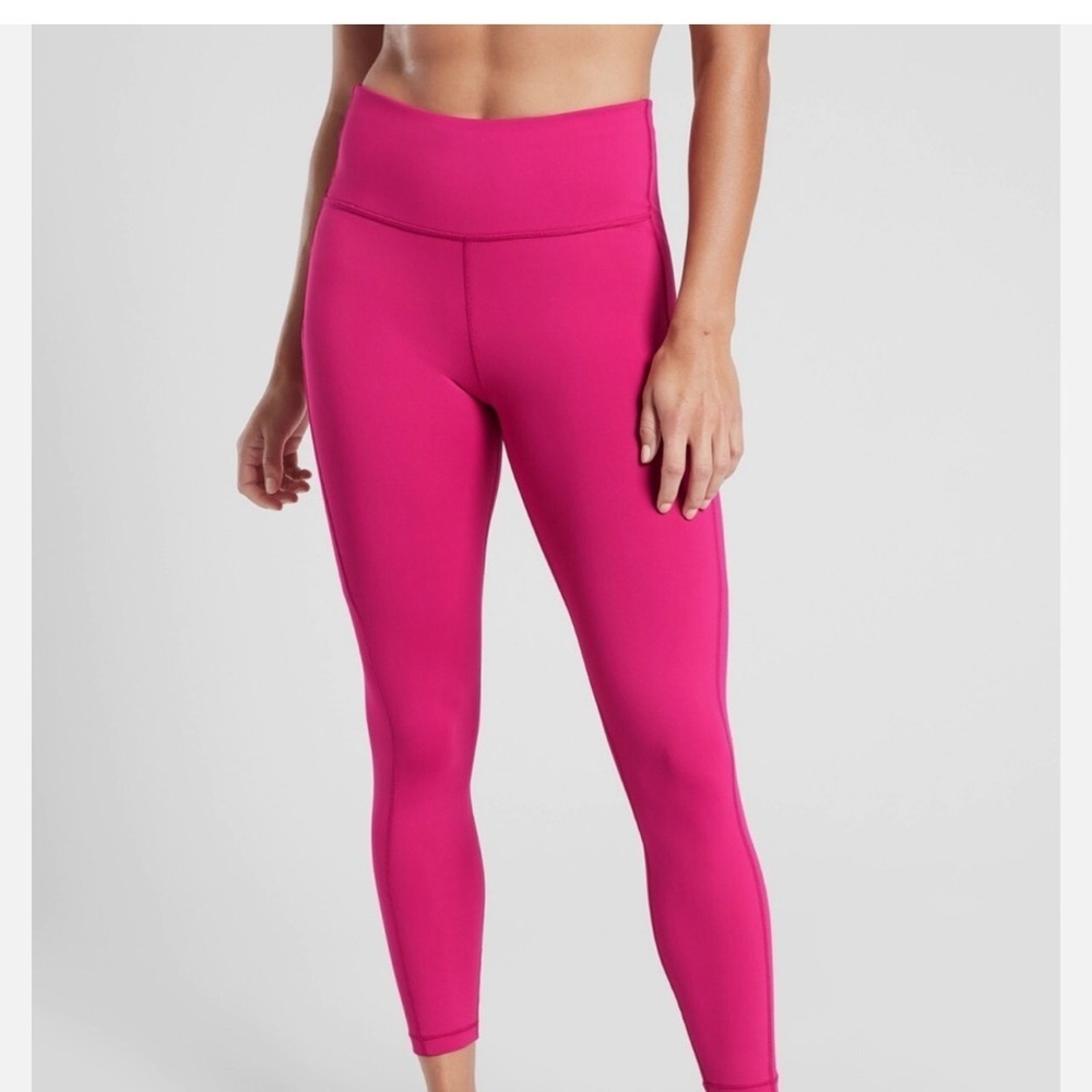 guc athleta ultimate stash pocket 7/8 cyclamen women’s pink Leggings small